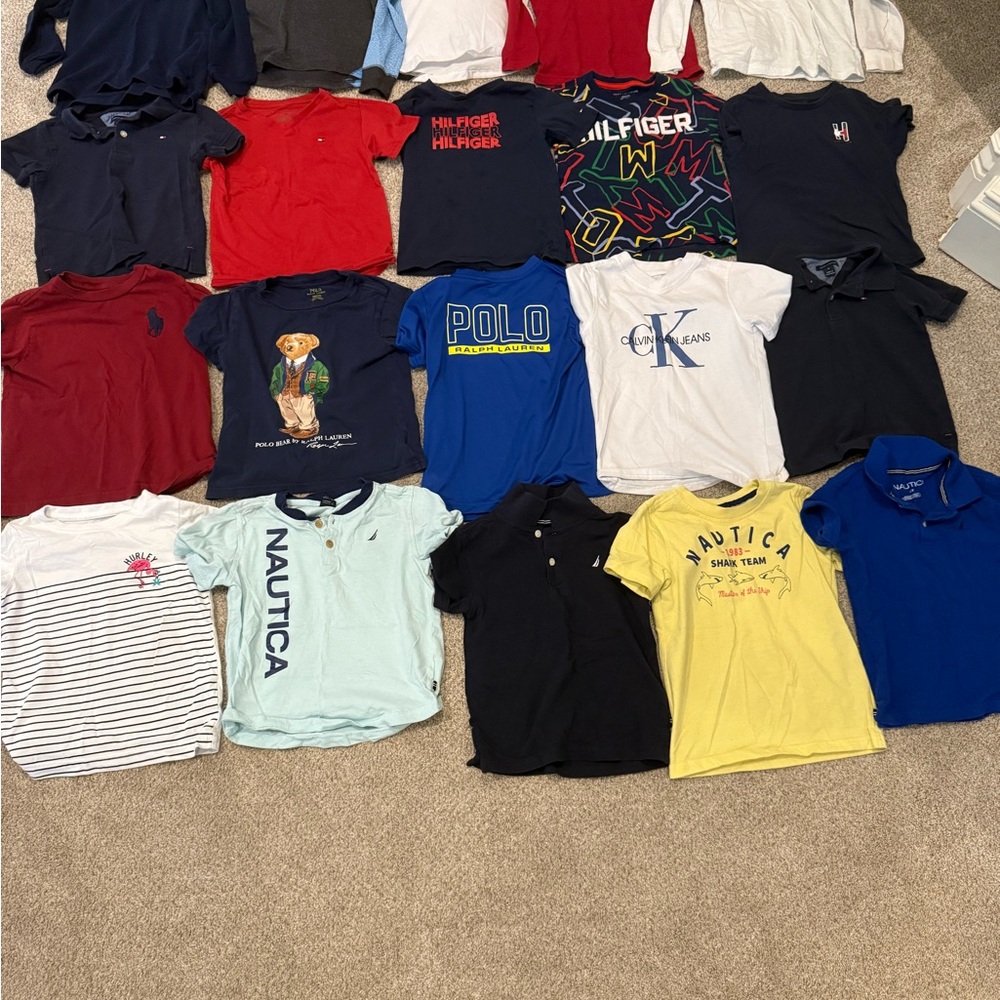 Tommy,Polo,Nautica boys shirt combo package